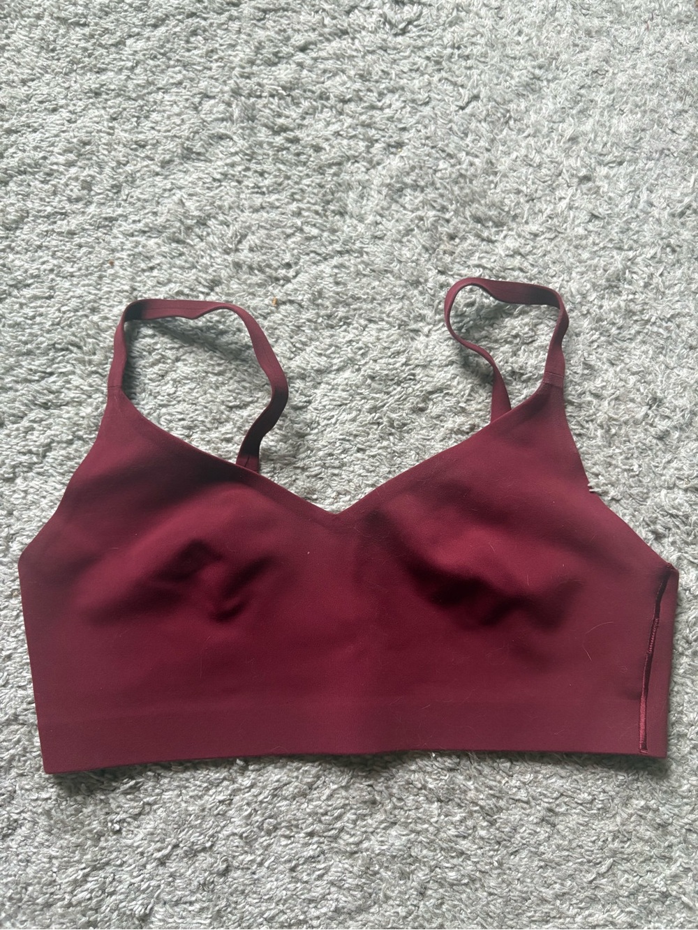 aerie Seamless Wine Red Bralette realmextra
